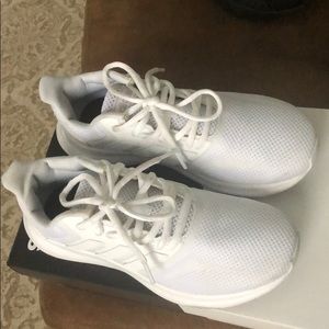 White adidas sneakers